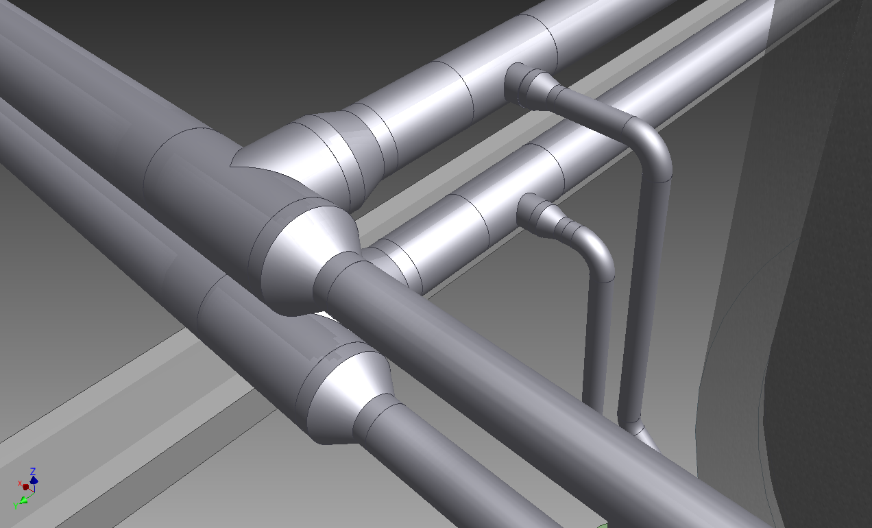 CAD-Konstruktion im Anlagenbau - Rohrleitung